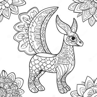 Alebrije Coloring Page 10361-8603