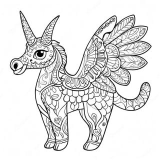 Alebrije Coloring Page 10361-8604