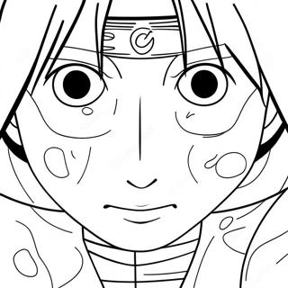 Itachi With Sharingan Coloring Page 10372-8615