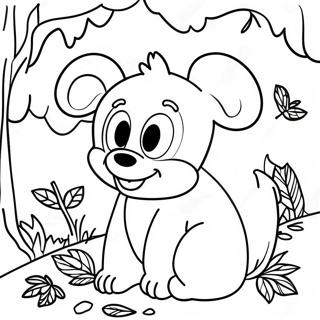 Fall Disney Coloring Page 10401-8631