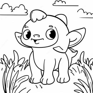 Garten Of Banban 6 Playful Characters Coloring Page 10412-8642