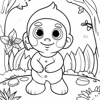 Garten Of Banban 6 Playful Characters Coloring Page 10412-8644