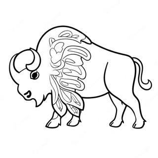 Buffalo Bills Logo Coloring Page 1041-826