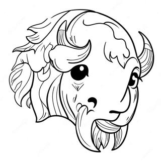 Buffalo Bills Logo Coloring Page 1041-827