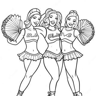 Buffalo Bills Cheerleaders Coloring Page 1042-824