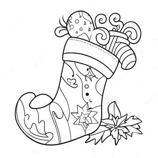 Christmas Stocking Coloring Pages