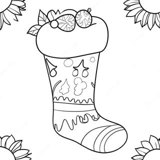 Colorful Christmas Stocking Decorating Page 10442-8666