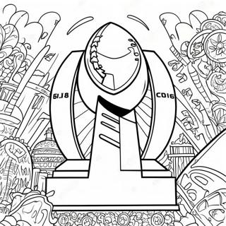 Super Bowl 58 Coloring Pages