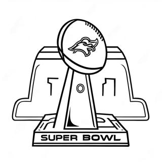 Super Bowl 58 Logo Coloring Page 10451-8674