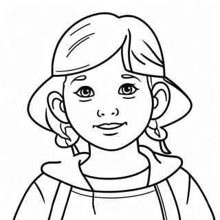 Confident Kid Coloring Page 10462-8684