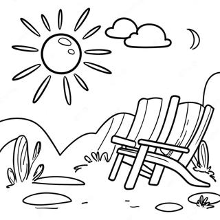 Sunny Monday Morning Coloring Page 10472-8696