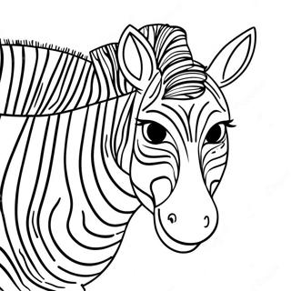 Zebra Stripes Coloring Page 10552-8754