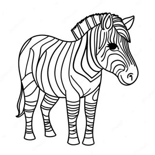 Zebra Stripes Coloring Page 10552-8756