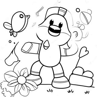 Alphablocks Coloring Page 10591-8787