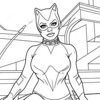 Catwoman Coloring Page 10611-8794