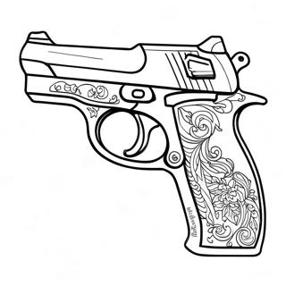 Gun Coloring Page 1061-840