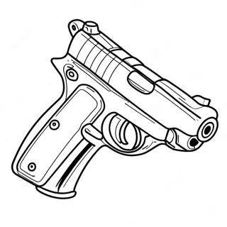 Realistic Gun Coloring Page 1062-842