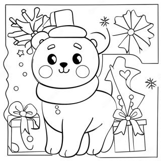 Christmas Cards Coloring Pages