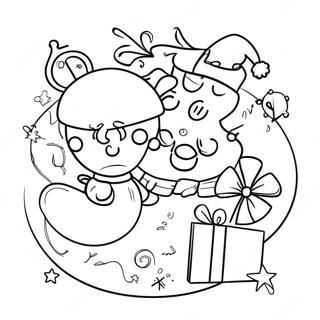 Christmas Cards Coloring Page 10661-8834