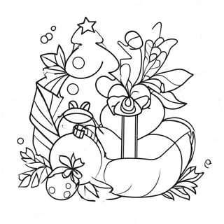 Christmas Cards Coloring Page 10661-8835