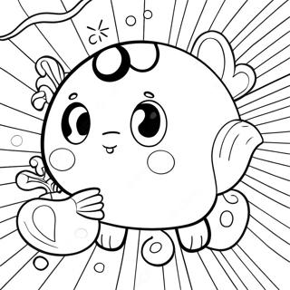 Squishy Coloring Pages