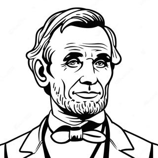 Abraham Lincoln Portrait Coloring Page 10691-8854