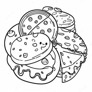 Girl Scout Cookie Coloring Page 10701-8872