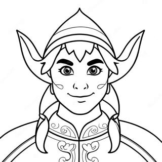 Elf Coloring Pages