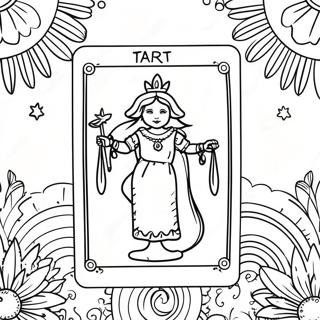 Tarot Card Coloring Page 10721-8884