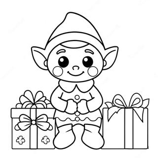 Elf Coloring Pages