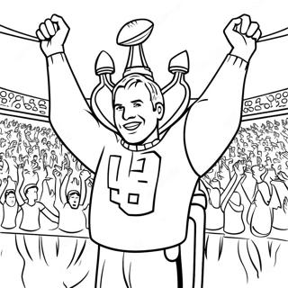 Exciting Super Bowl Halftime Show Coloring Page 10732-8893