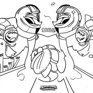 Exciting Super Bowl Halftime Show Coloring Page 10732-8894