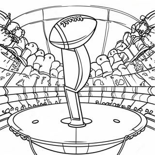 Exciting Super Bowl Halftime Show Coloring Page 10732-8896