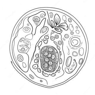 Plant Cell Coloring Pages