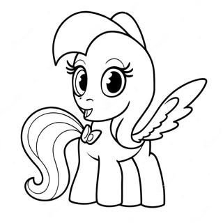 Fluttershy Coloring Pages