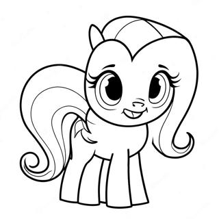 Fluttershy Coloring Page 10791-8938