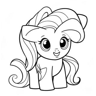 Fluttershy Coloring Page 10791-8940