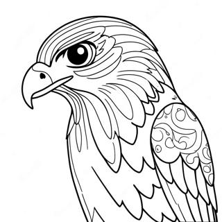 Hawk Coloring Page 10821-8958