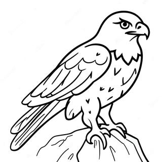 Hawk Coloring Page 10821-8960