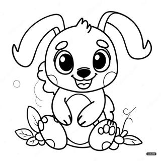 Ohana Stitch Coloring Page 10831-8971