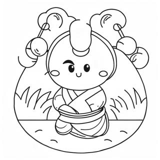 Japanese Coloring Page 10861-8998