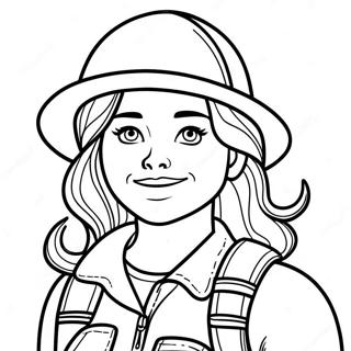 Amanda The Adventurer Coloring Pages