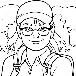 Amanda The Adventurer Coloring Page 10891-9018