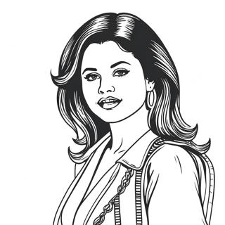 Selena Coloring Pages