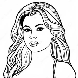 Selena Coloring Page 10911-9032