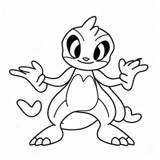 Greninja Coloring Pages