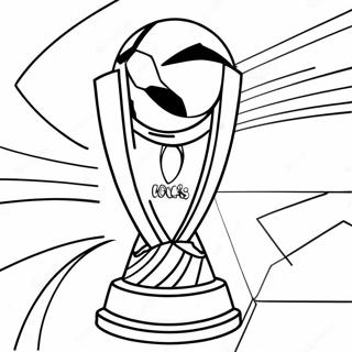 World Cup Trophy Coloring Page 10981-9090