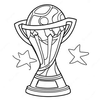 World Cup Trophy Coloring Page 10981-9091