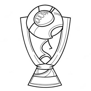 World Cup Trophy Coloring Page 10981-9092