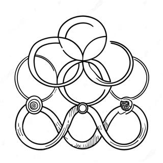 Olympic Rings Coloring Page 11001-9107